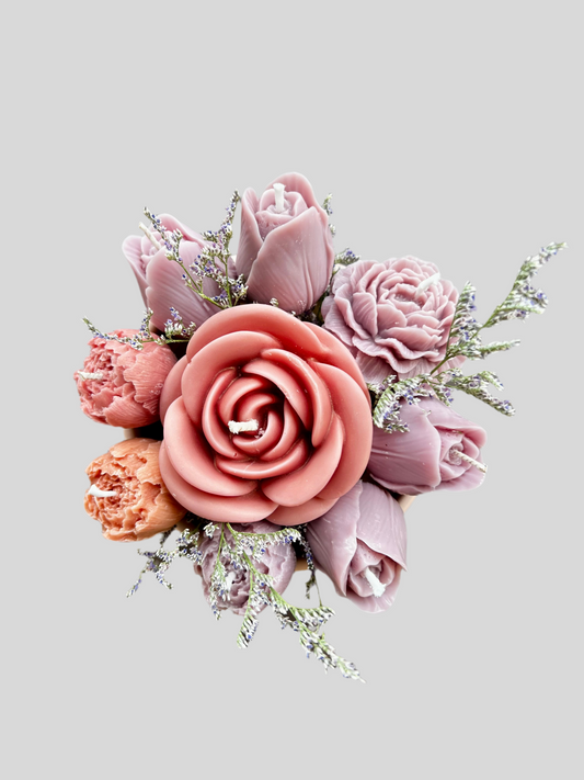 Candle Flower Bouquet 1