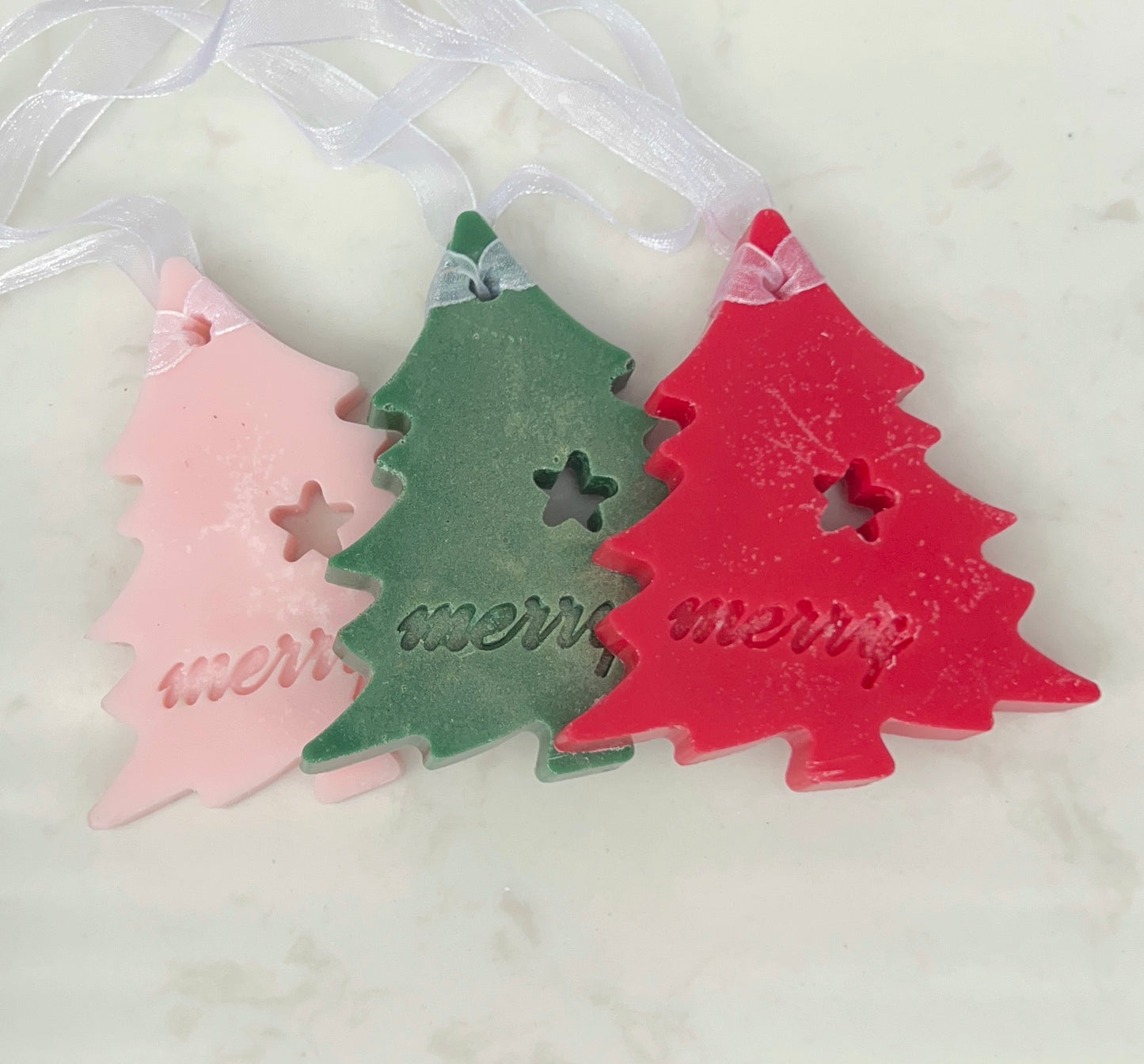 Christmas Scented Ornaments Set of 4 Assorted