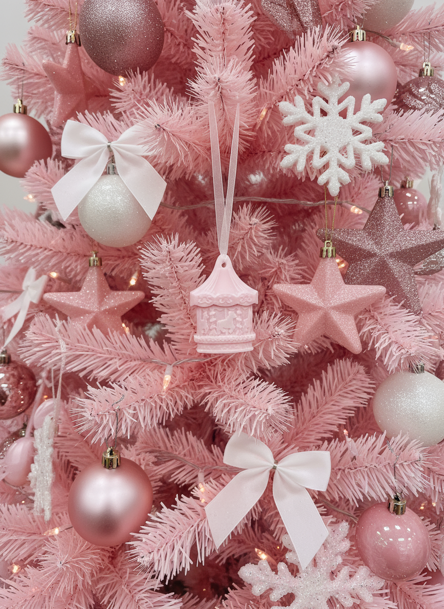 Carousel Christmas Ornament Set of 4