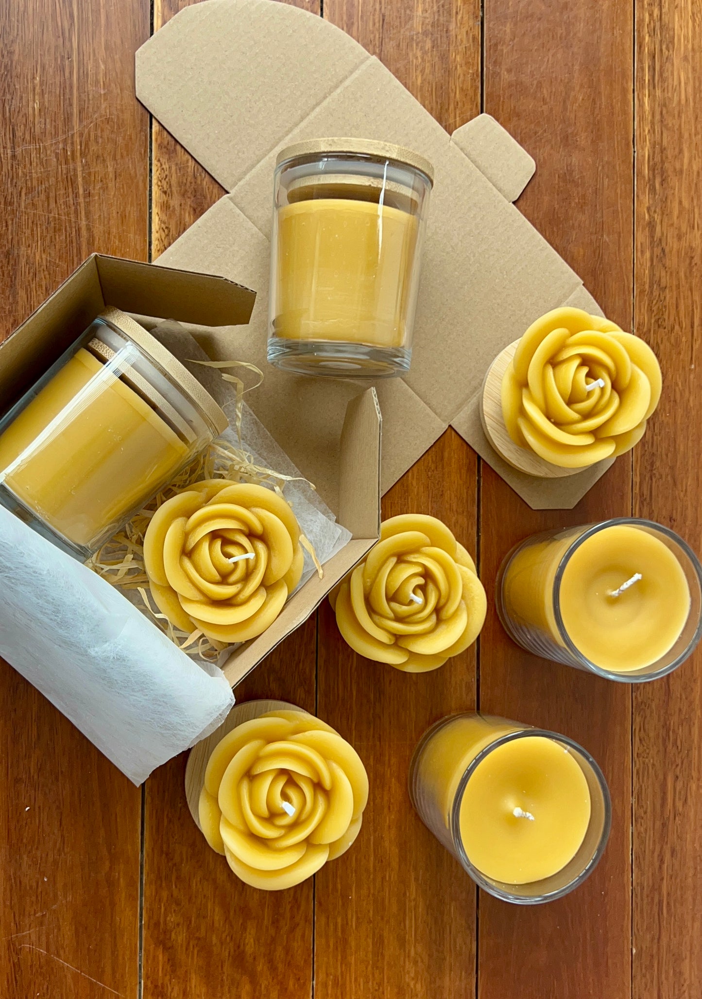 Beeswax Candle Set