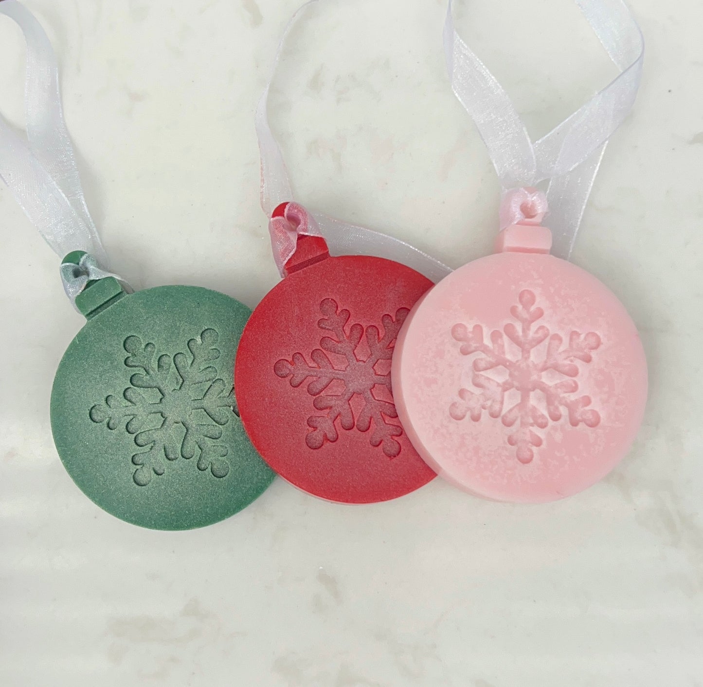 Christmas Scented Ornaments Set of 4 Assorted