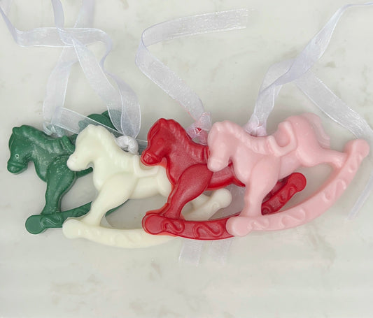 Horse Christmas Scented Ornament Set of 4