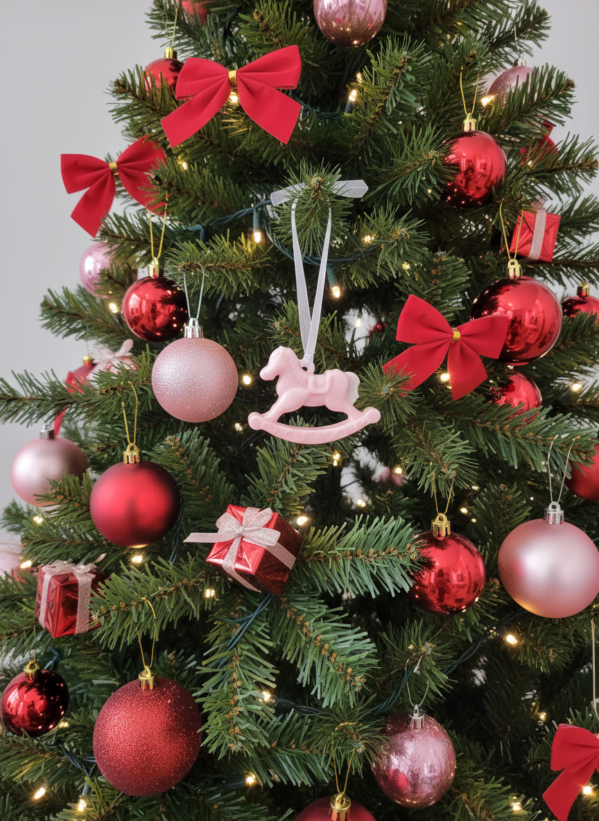 Horse Christmas Scented Ornament Set of 4